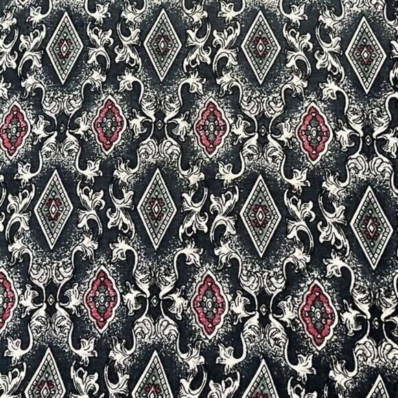 Colore Italia Silk Shirt, Short Sleeves, Hidden Buttons, Oversized Medium - Picture 10 of 10